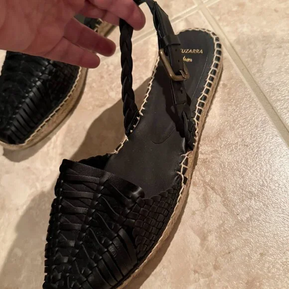 NWOB | Altuzarra x Castaner Nara Altz Espadrille Sandals | Black | Size 39 - Picture 4 of 10